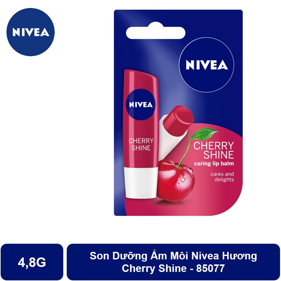Son dưỡng ẩm và mềm môi Nivea (4.8g) - Đức Chính Hãng