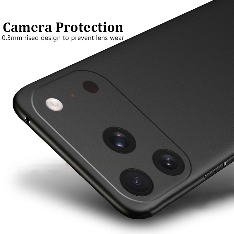 For iPhone 17 / 17 Pro / 17 Air / 17 Pro Max Phone Case Soft Slim Micro Matte Flexible Silicone Protective with Anti-fingerprint Skin-like for iPhone 17 Air Cover Casing HP.