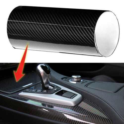 7D%20Glossy%20Carbon%20Fiber%20Vinyl%20Film%20Car%20Interior%20Wrap%20Stickers%2012%20inch%20-%20Image%204