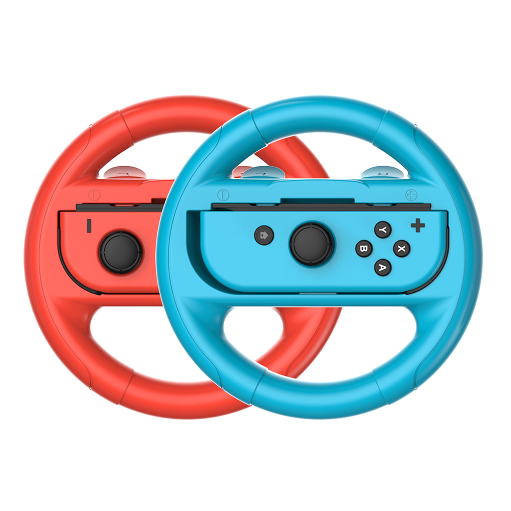 2 Pcs Gaming Racing Steering Wheel Grip For Nintendo Switch Oled Joy ...