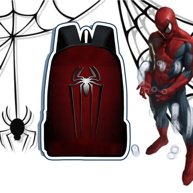 Esspreso Spider Man backpack, elementary school cartoon backpack, boys backpack, Superman Spider Man Batman.