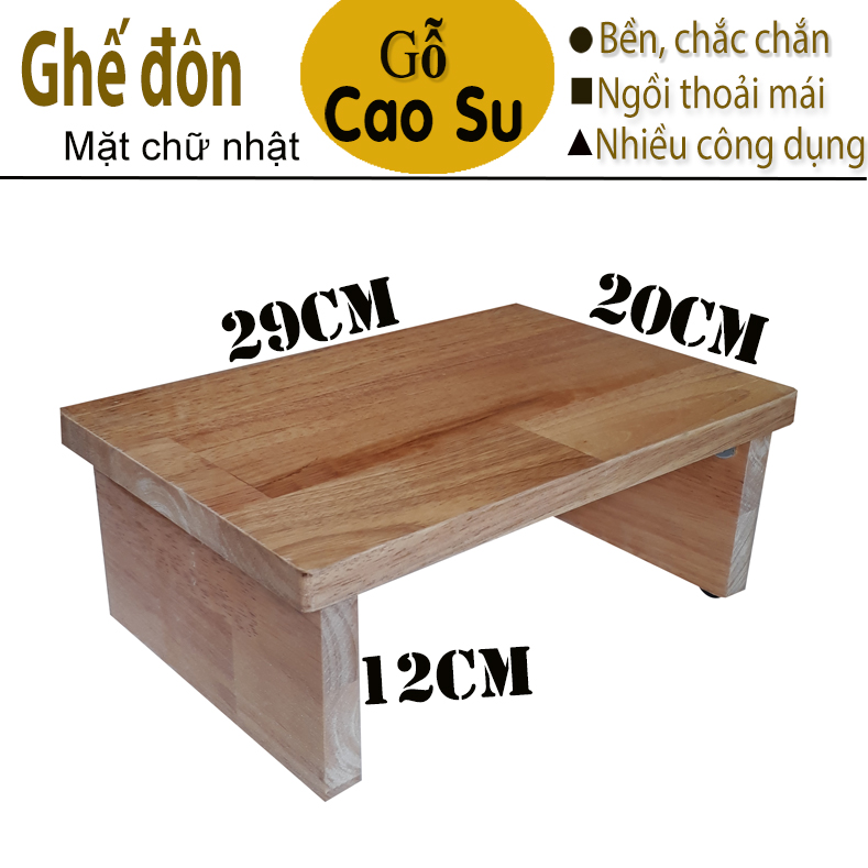 [HCM]Ghế đẩu mini cao 12cm bằng gỗ