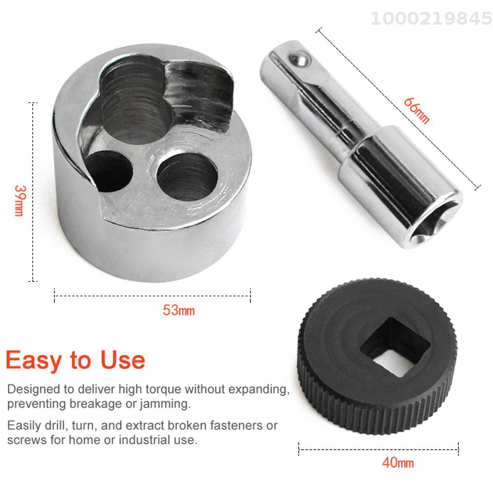 T31006 dụng cụ tháo bu lông chuyên nghiệp bu lông bị hỏng Remover hữu ích xoắn ốc Nut extractors Tước đinh vít đinh tán phụ kiện công cụ tháo gỡ