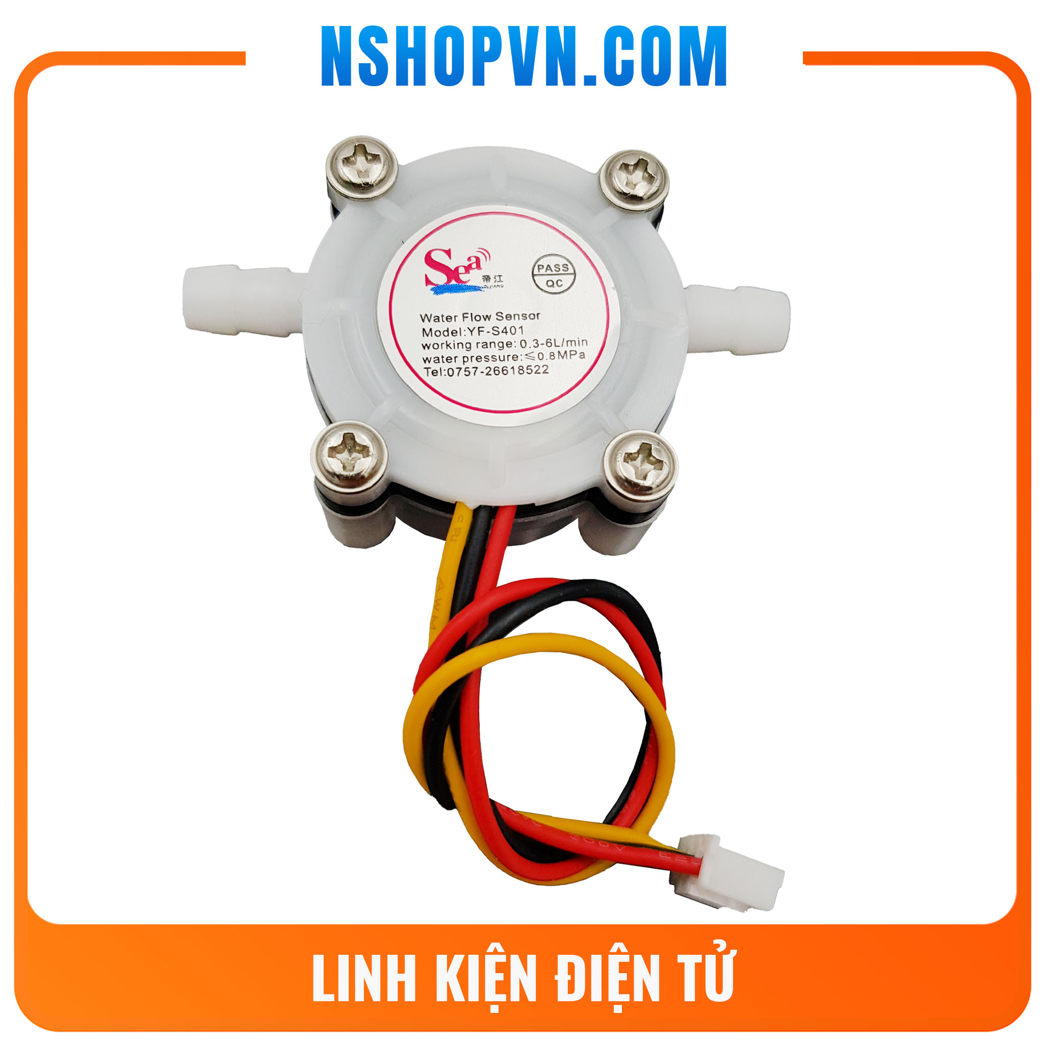 Cảm Biến Lưu Lượng Nước Máy Pha Chế