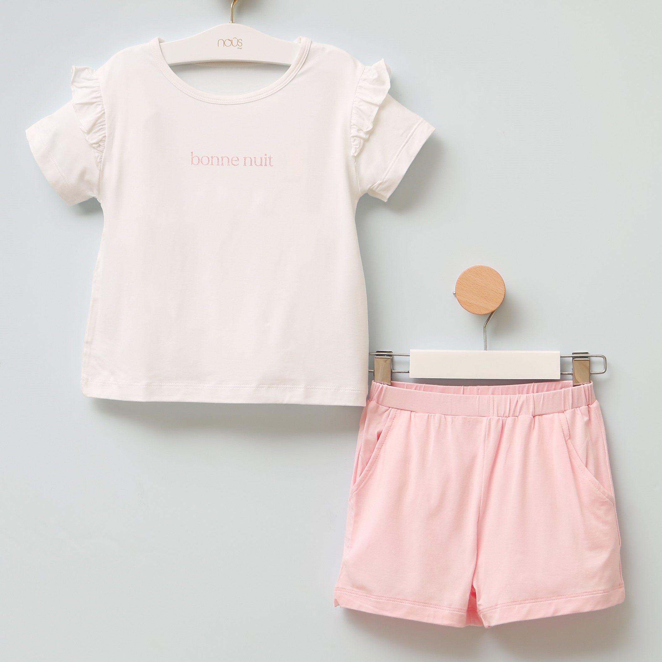 Bộ Cộc Tay Nous Kid Bé Gái N10 • 3Y 4Y 5Y 6Y • Choding Home