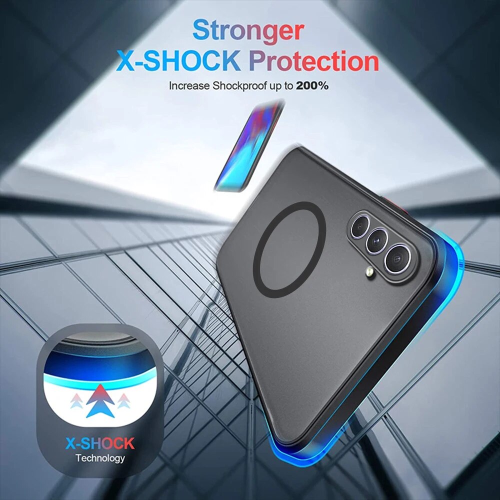 For%20Magsafe%20Wireless%20Charging%20Phone%20Case%20for%20Samsung%20Galaxy%20A14%20A34%20A54%205G%20Shockproof%20PC%20Matte%20Armor%20Coque%20Samung%20A%2014%2034%2054%205G%20-%20Image%202