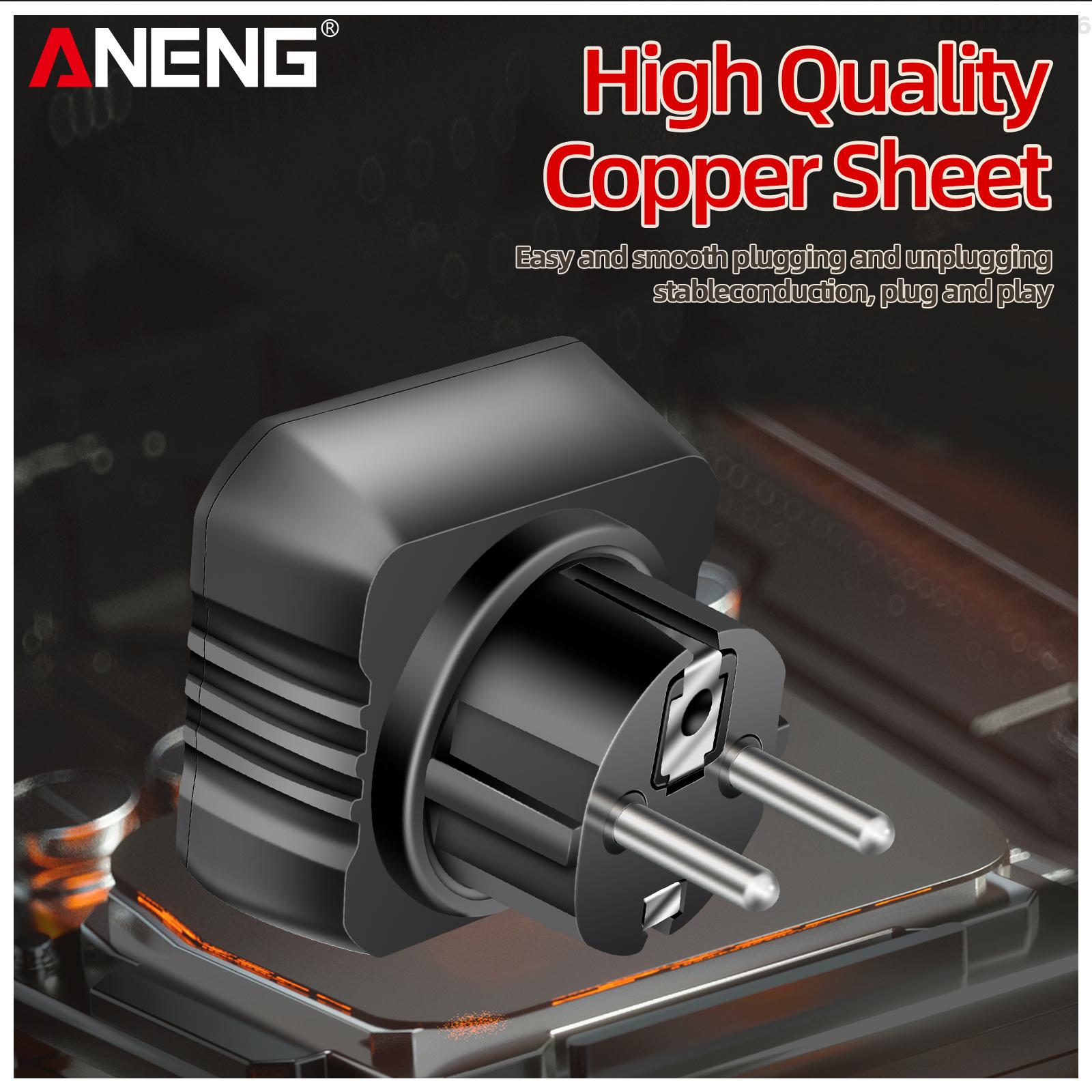 KKmoon aneng Outlet Tester 250V nhanh chóng phát hiện dụng cụ kiểm tra ổ điện receptacle Detector rò rỉ cắm phân cực mặt đất Dòng tự động điện mạch phân cực Vôn kế