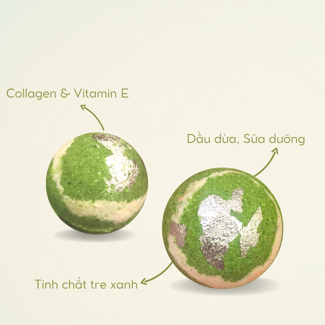 EMERALD [Labbi] Bath bomb / Viên sủi bồn tắm / Bom tắm
