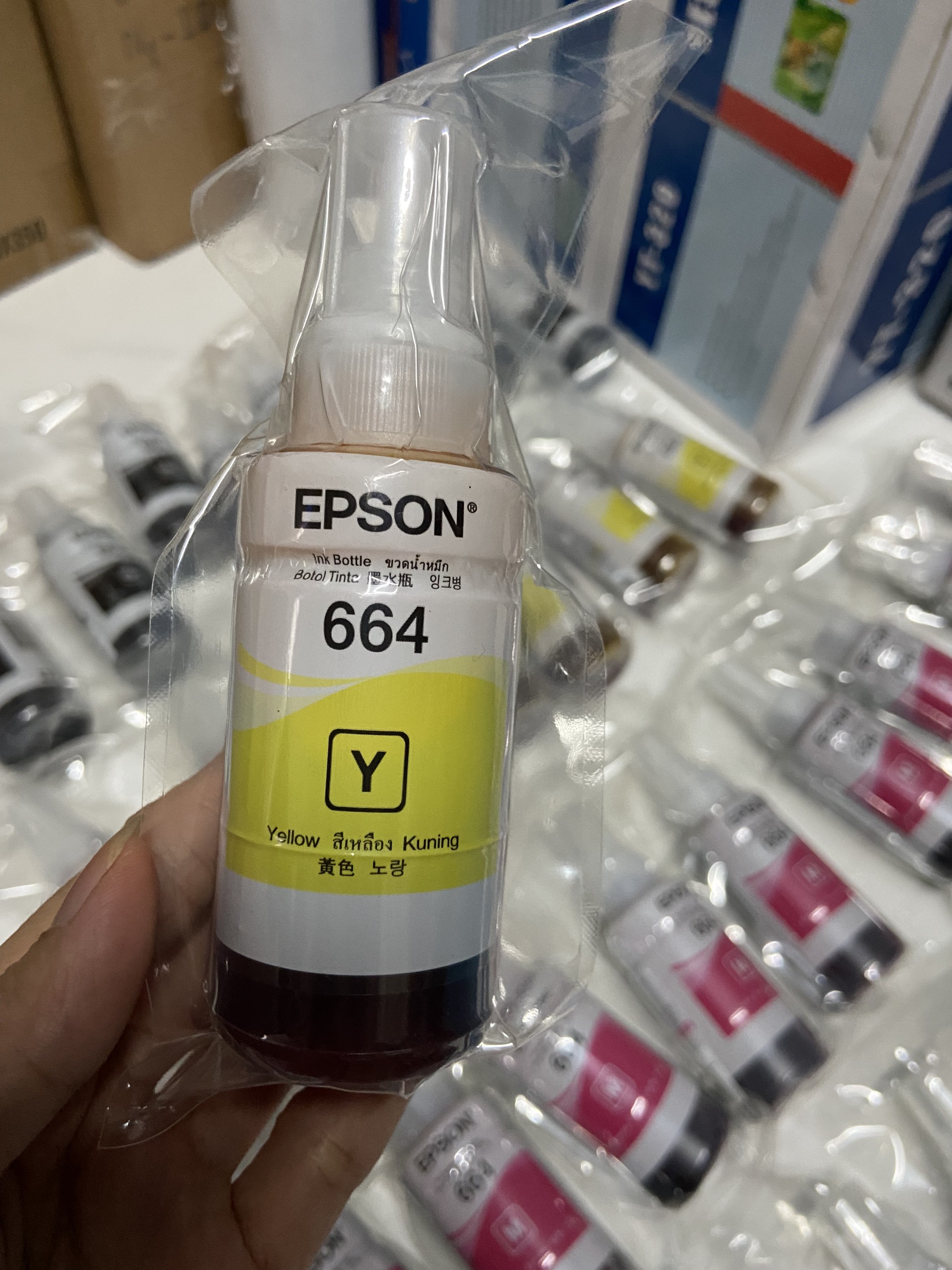 Mực máy in epson l100, l110, l120, l200, l210, l220, l300, l310, l350, l355, l360, l365, l455, l1300 - mực t664