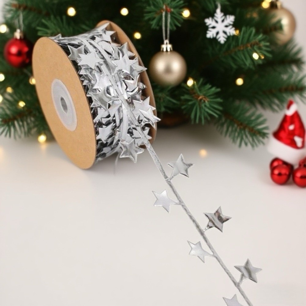 Artificial%20Star%20Decorative%20Ribbon%20Pu%20DIY%20Christmas%20Tree%20Hanging%20Ornaments%2010%20Meter%20Silver%20Star%20Packaging%20Gift%20Box%20Ribbon%20-%20Image%205