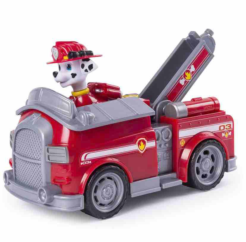 paw patrol fire truck water cannon