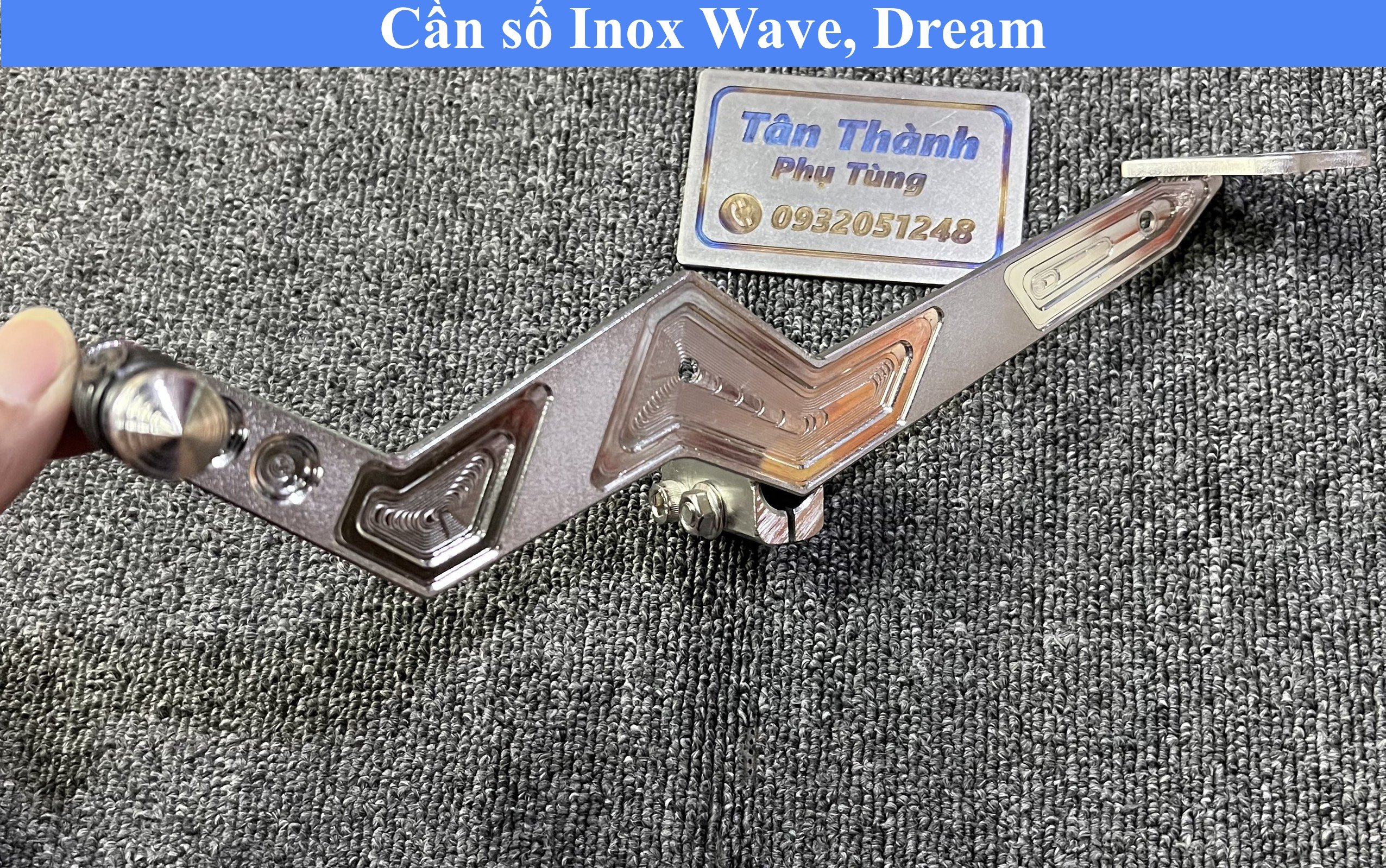 Cần số Inox 304 Wave , Dream (MS2)