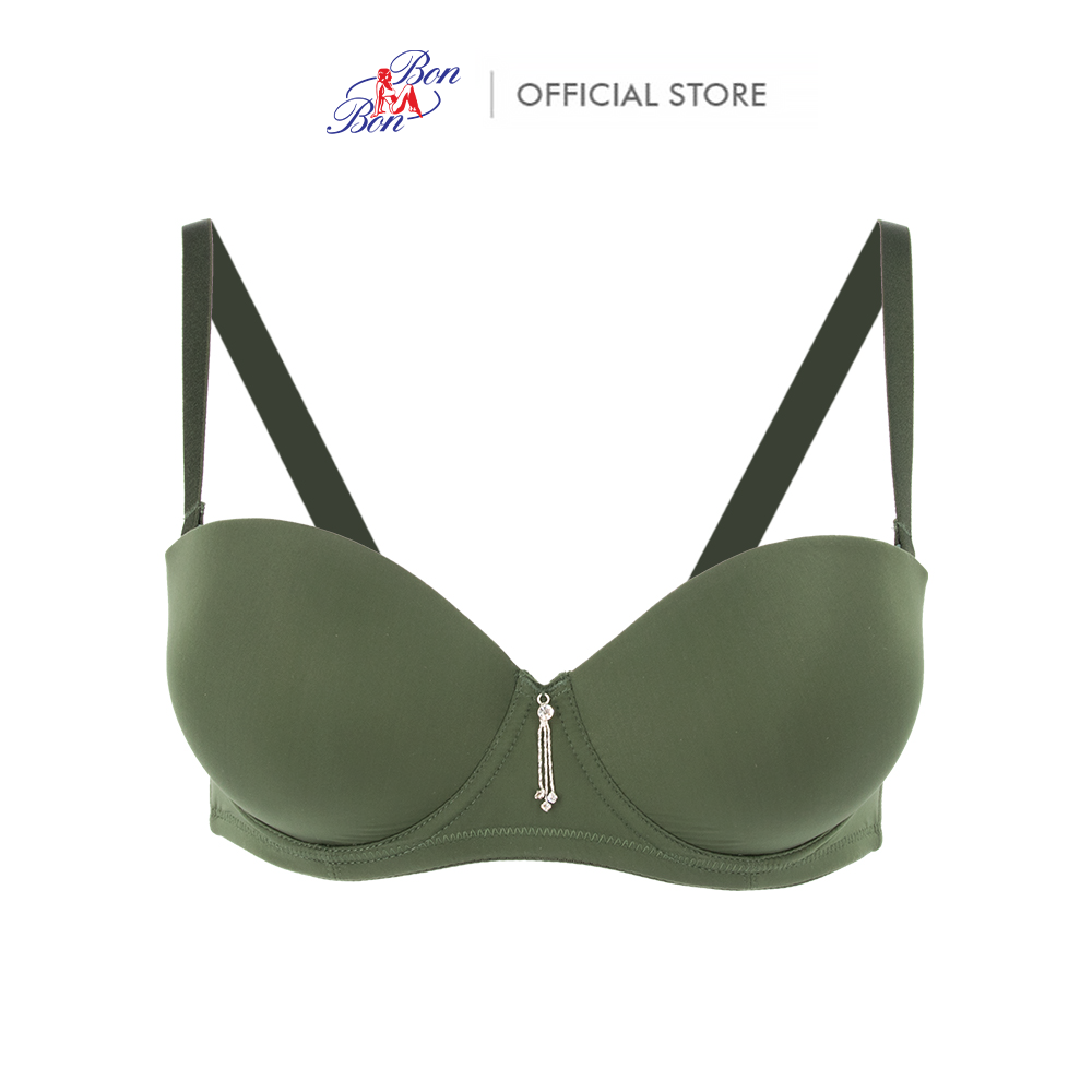 Áo lót cúp ngang ngực, mút dày vừa bon bon - bv2528