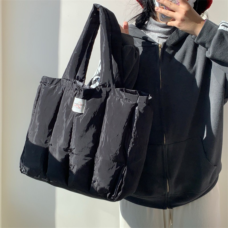 C&K New lightweight bag Soft and comfortable tote bag Collapsible high-capacity pack Shoulder computer bag