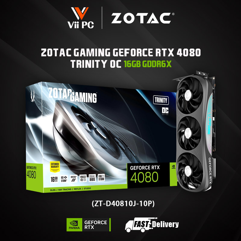 ZOTAC Trinity Non-OC/OC GeForce RTX 4080 RTX4080 16GB GDDR6X PCI ...