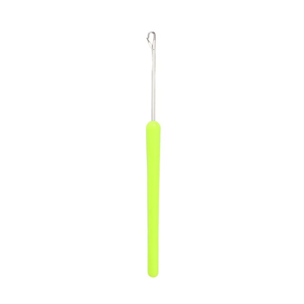 PKGH 2PCS Plastic Handle Dreadlock Crochet Hair Extension Micro Hook Crochet Hook Hair Making Tools Braiding Hair Knitting Hooks for Hair Weaving
