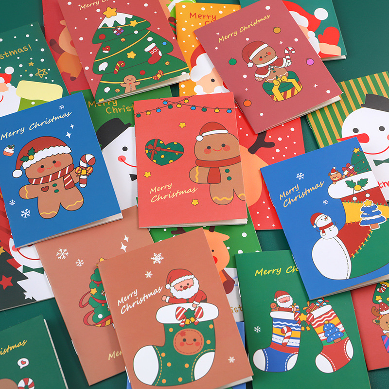 Christmas Notebook Santa Claus Notebook Elk Tree Notebook School Student Notebook Child Prize Notebook Korea Stationery Notebook