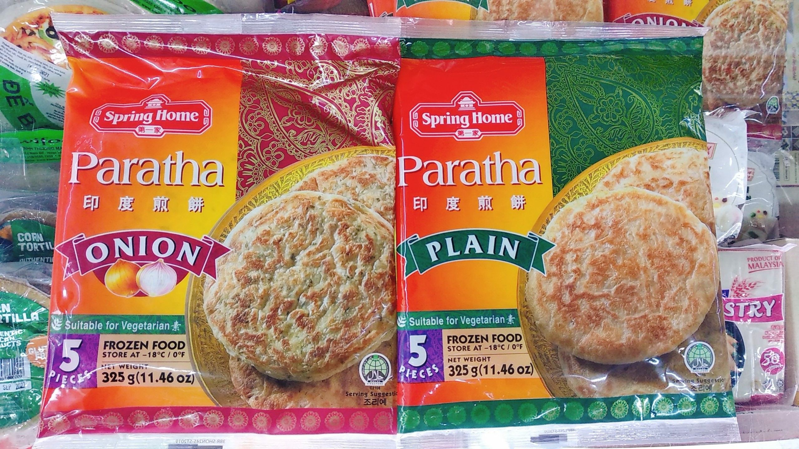 Vỏ Bánh Paratha Roti hiệu Spring Home 325g 5pcs