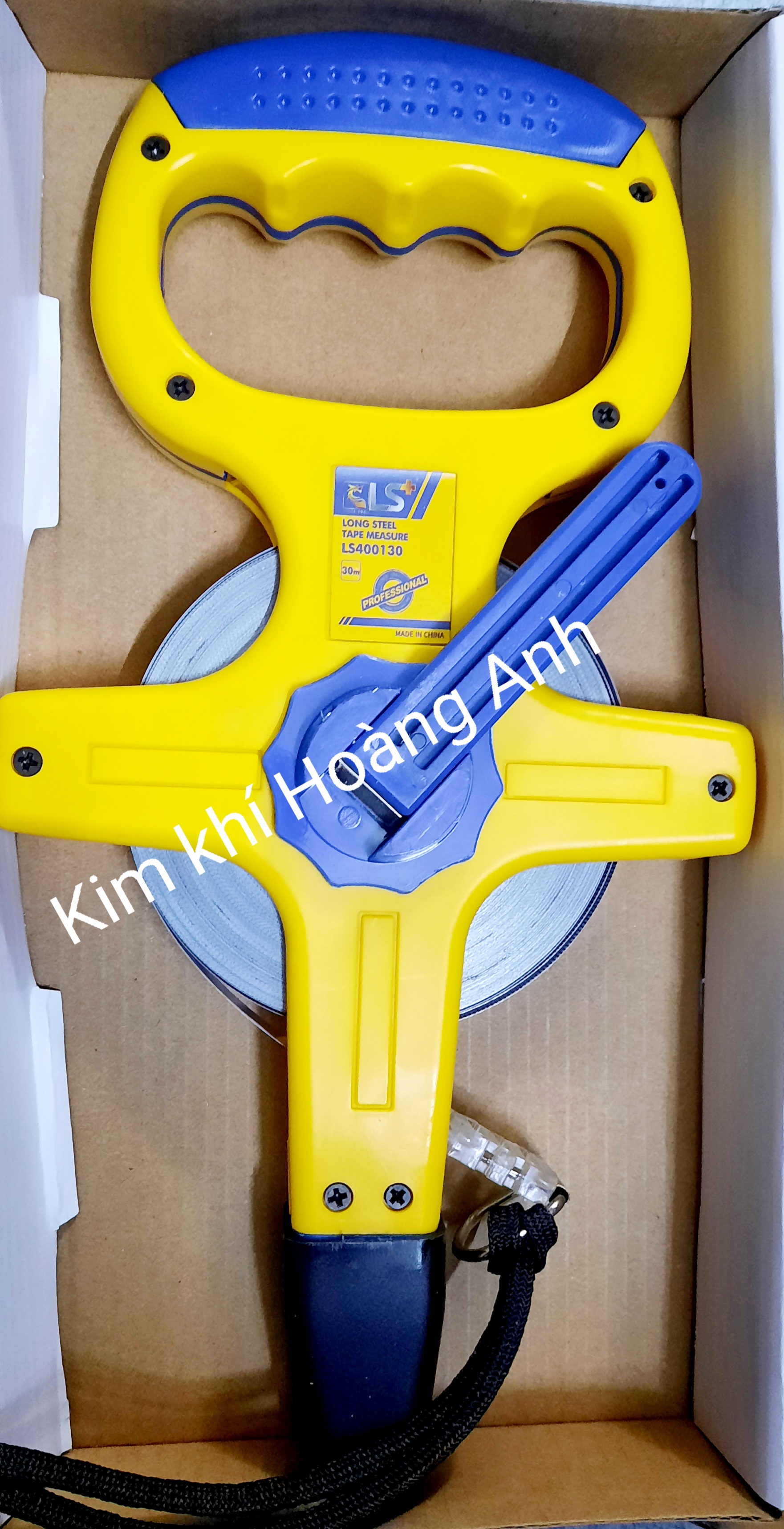 Thước đo đất, thước dây đo đất 30m, 50m dây thép cao cấp LS