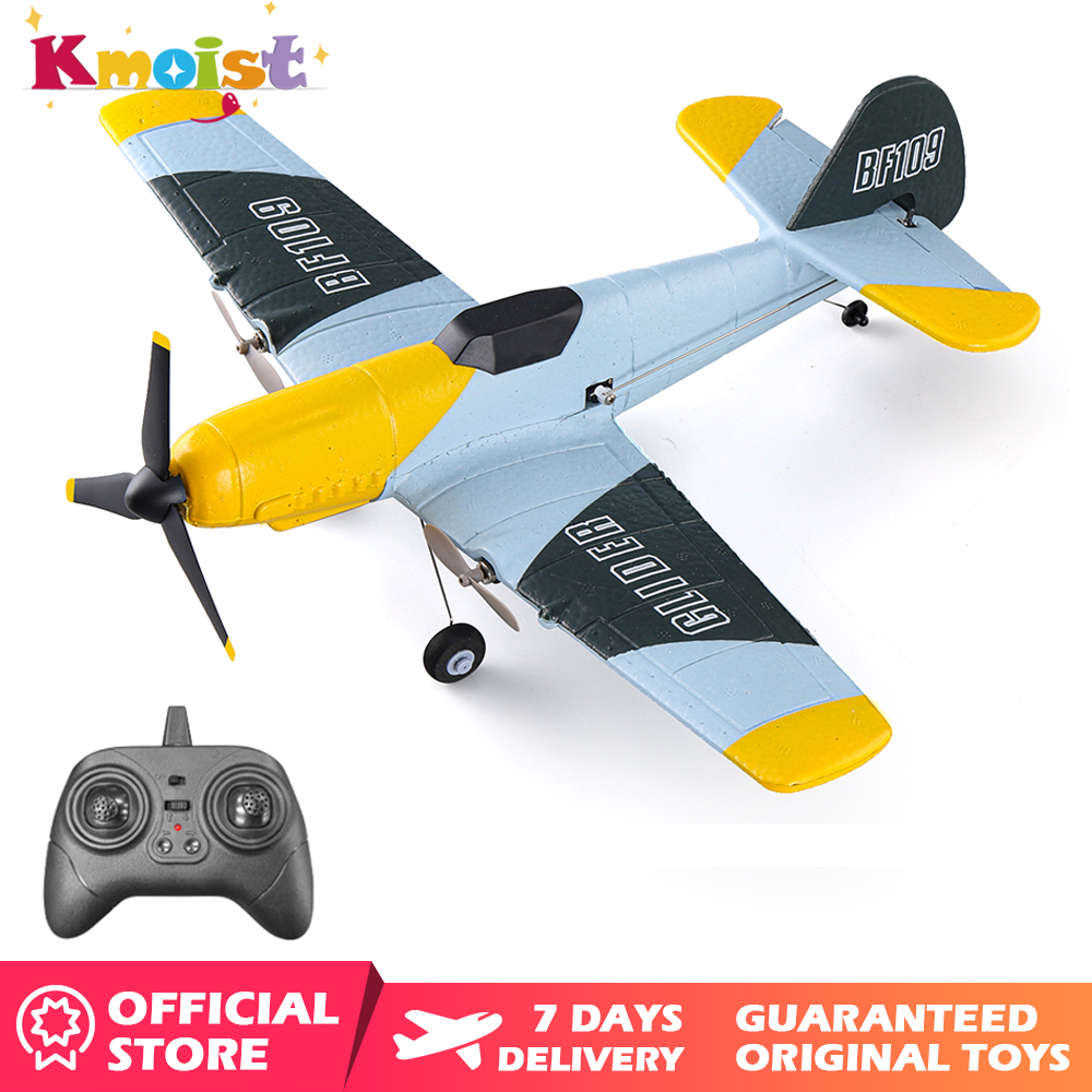 Kmoist Remote control aircraft BF109 fighter fixed