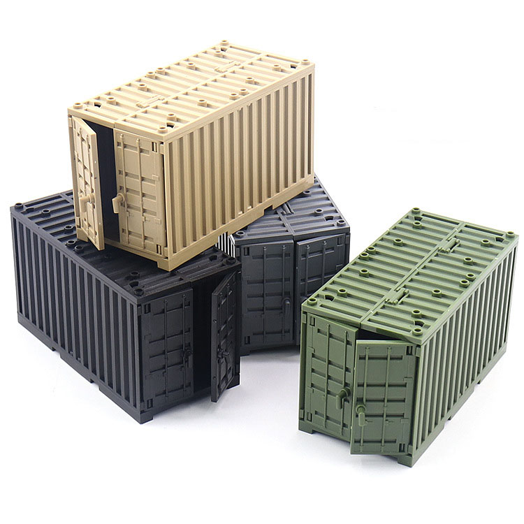 phụ kiện đồ chơi lắp ráp thùng Container thùng chở hàng