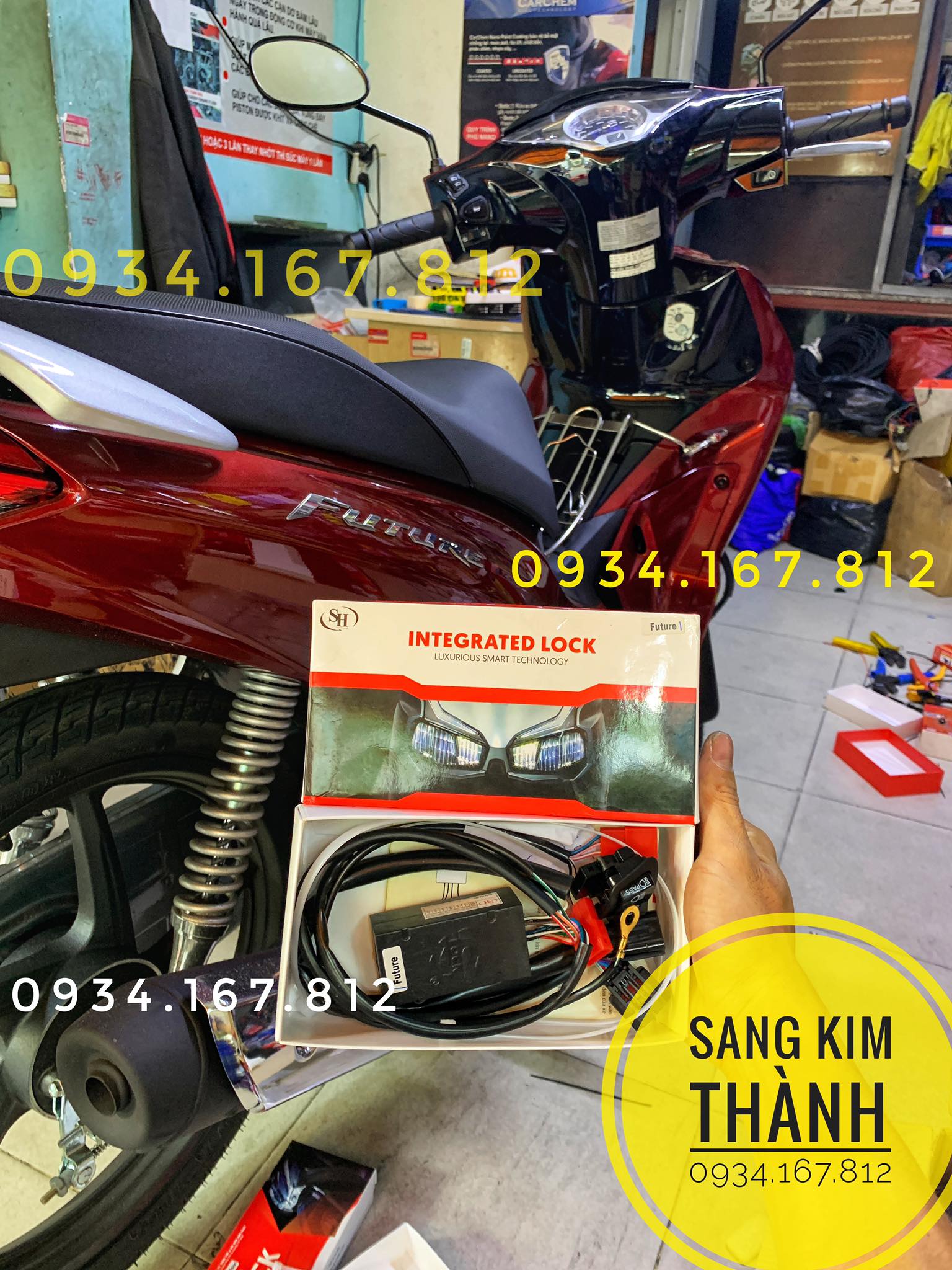 Bộ Công Tắc Passing Tắt Đèn Xe Honda Future INTEGRAPTED LOCK