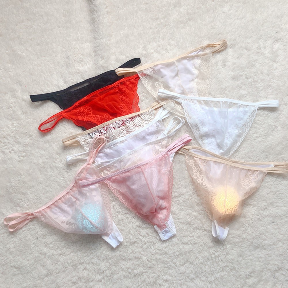 【BLUEHOPE】 Bikini Underpant Breathable Briefs Comfortable G String Pouch Sheer Soft