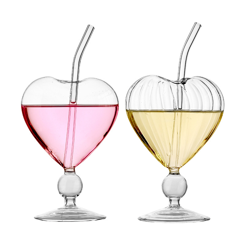 1Pc%20Lovely%20Heart-shaped%20Cup%20Water%20Glass%20With%20Straw%20Glass%20Wine%20Juice%20Cup%20Decor%20DIANGUI%20-%20Image%205