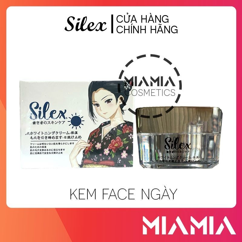Combo Kem Face Silex Dưỡng Trắng Da Ngày Đêm Chính Hãng