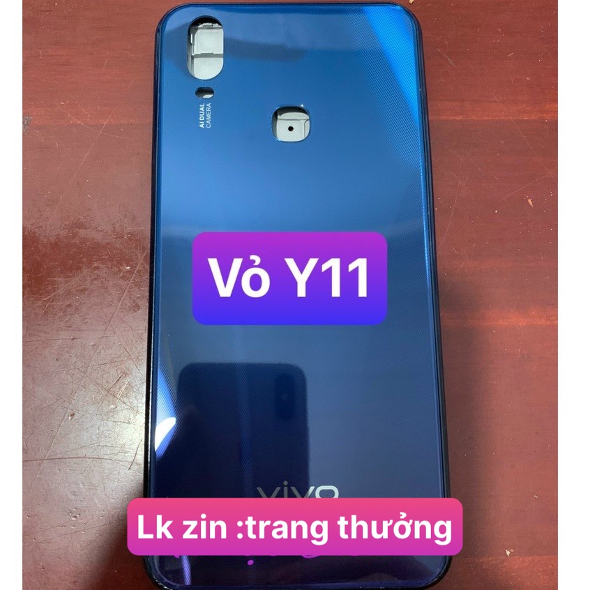Bộ xương vỏ xịn vivo Y11 gồm lưng,sườn,phím,bộ kính camera