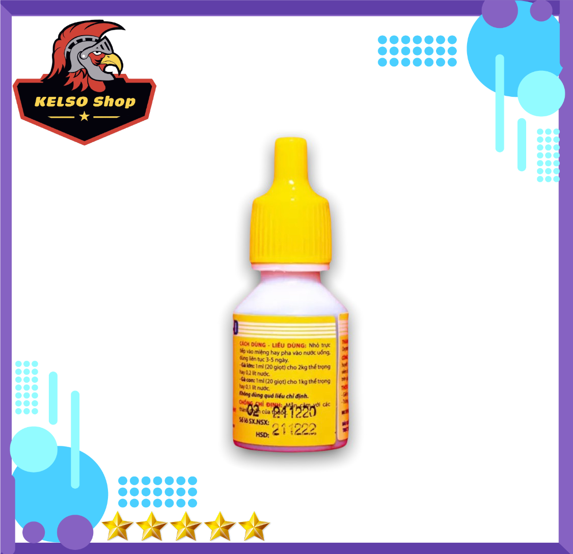 Thuốc gà đá Thuốc đặc trị Đậu Gà đá 1 LỌ 5ML