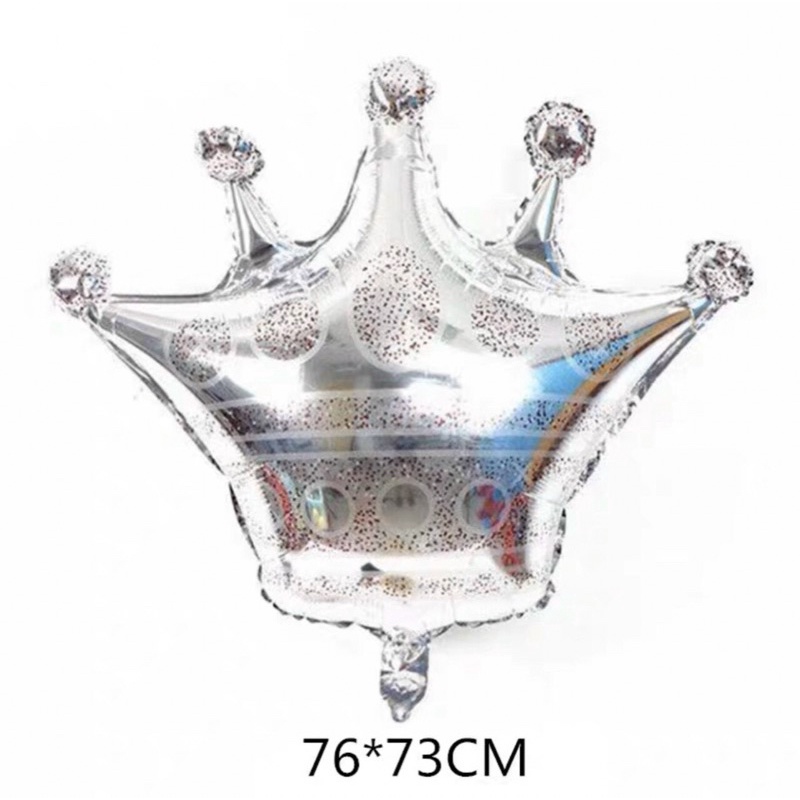Bóng vương miện vàng size đại