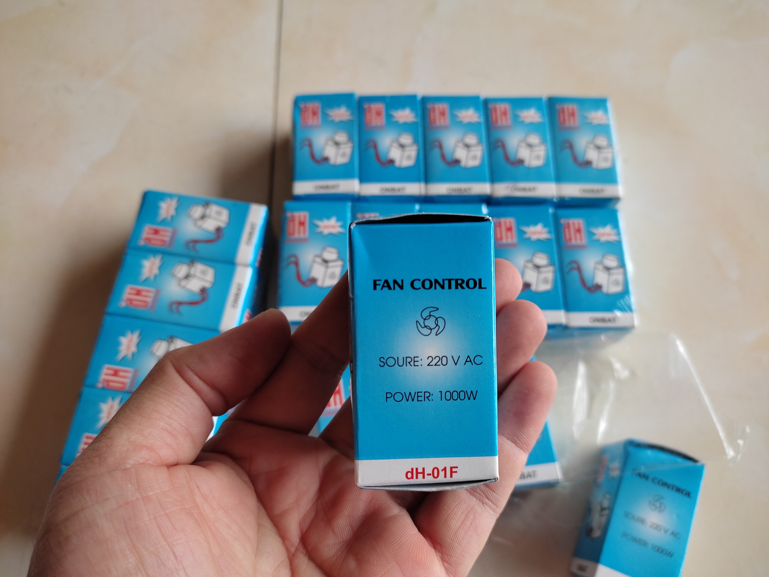 Chiết áp lắp quạt 1000W, dimmer quạt