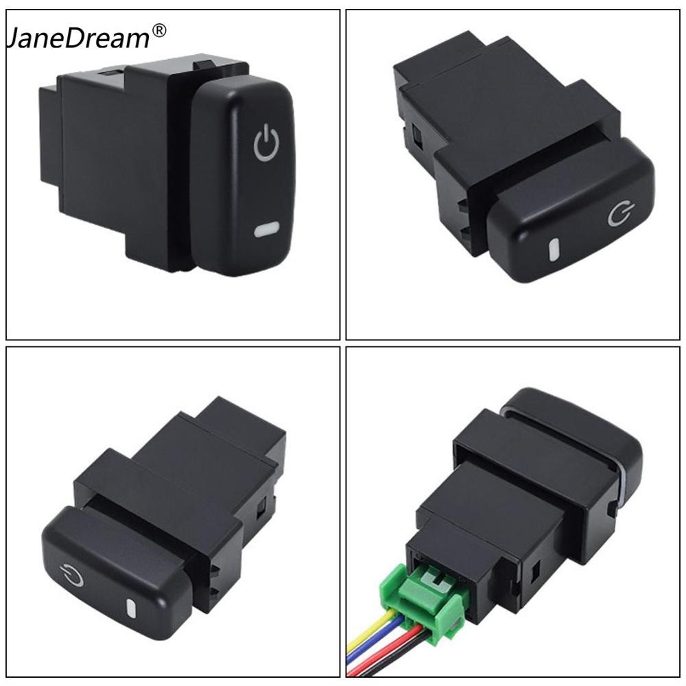 JaneDream Car Power Supply Electronic Trunk Tailgate Automatic Headlight Switch Button For Mitsubishi Zinger Lancer Fortis