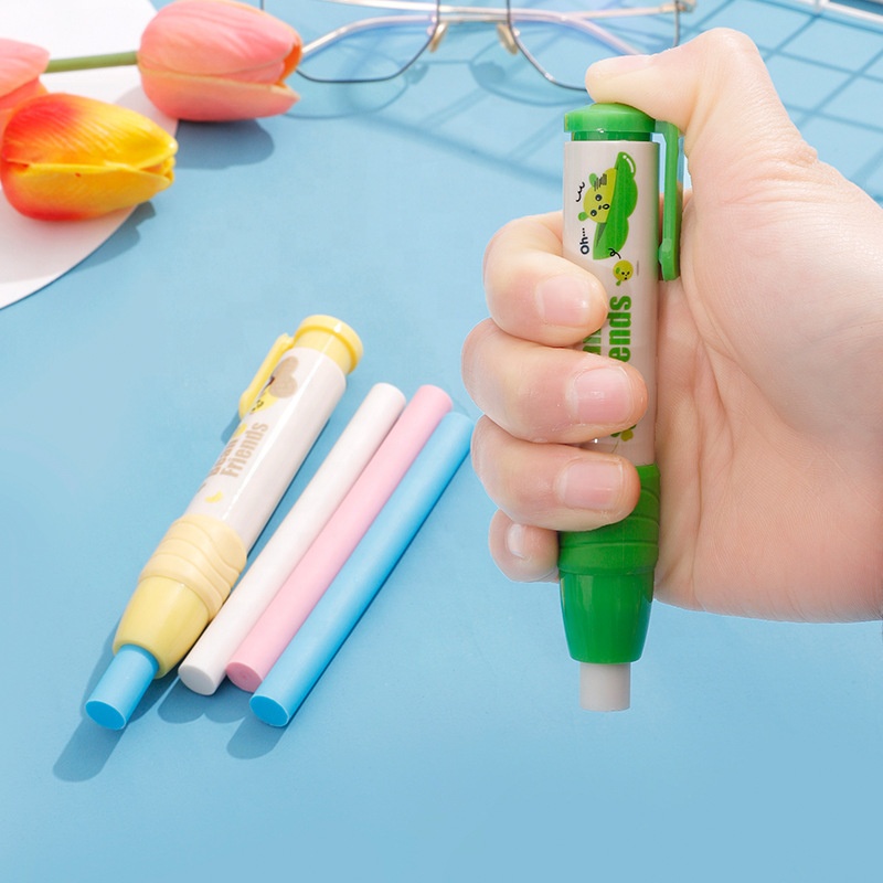 Cute pattern pencil erasers