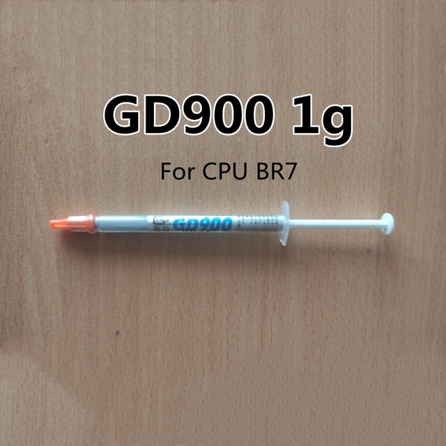 1g for cpu br7 1g for cpu br7 thermal conductive grease paste silicone gd900 heatsink high performance compound grease for cpu cn30/br7 3/5/7/15/30g 4.8w/m-k