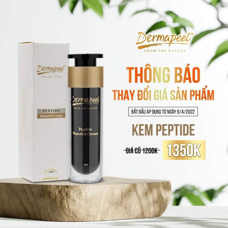 Kem dưỡng Dermapeel Peptide – Làm Dịu sau Lăn Kim - Phi Kim - Peel Da - Chống lão hóa da Hàn Quốc 50ml