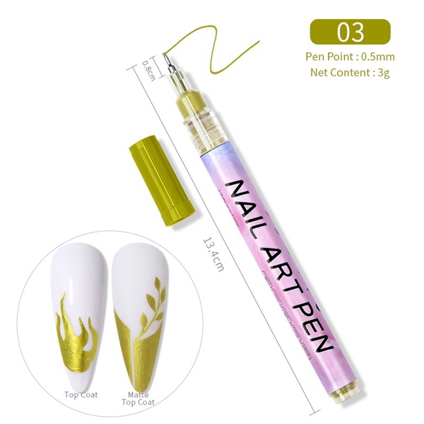 Bút gel vẽ móng bút trang trí móng