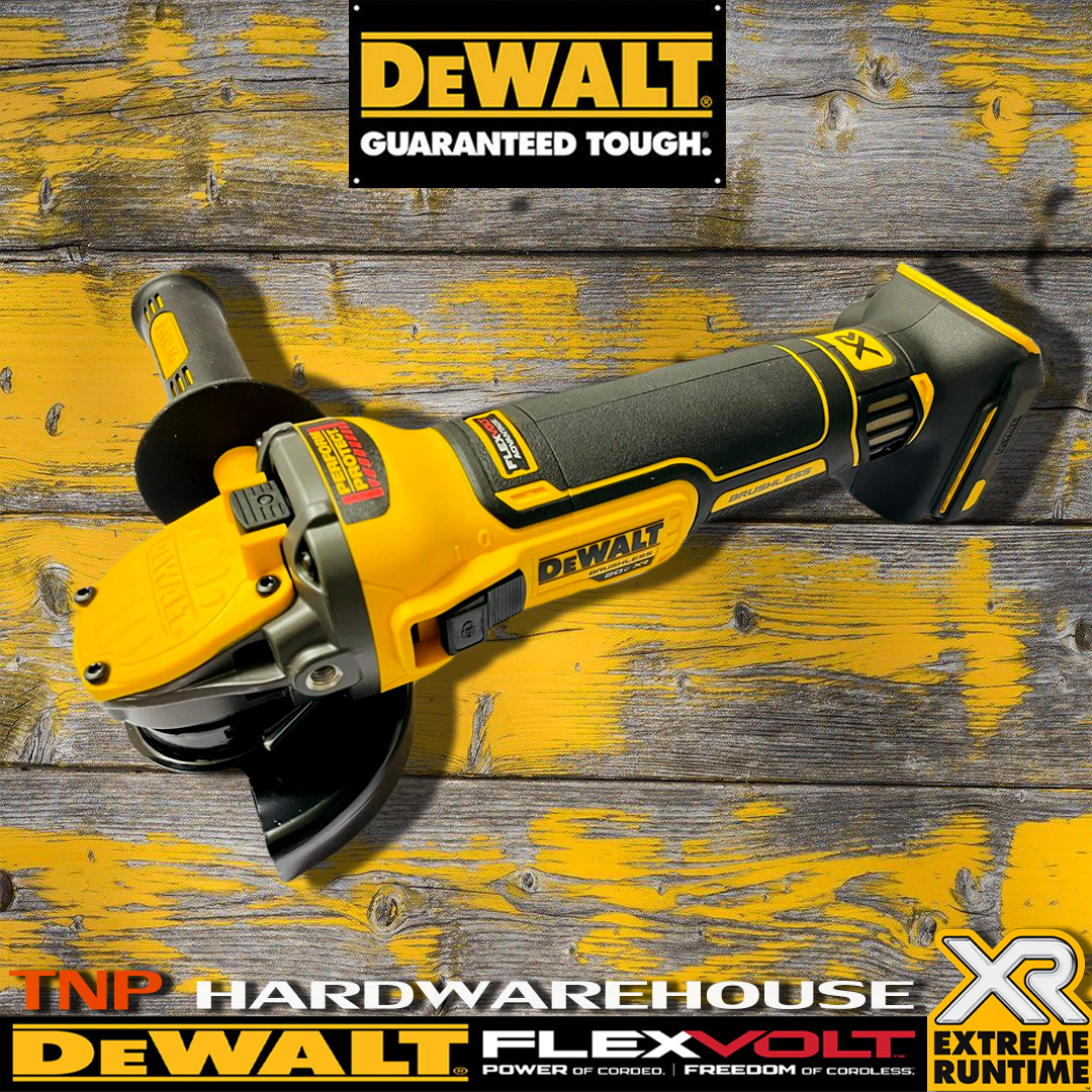 DEWALT DCG409 เครื่องเจียร์ไร้สาย 4นิ้ว รุ่น DCG409N-B1 FLEXVOLT 20v ...