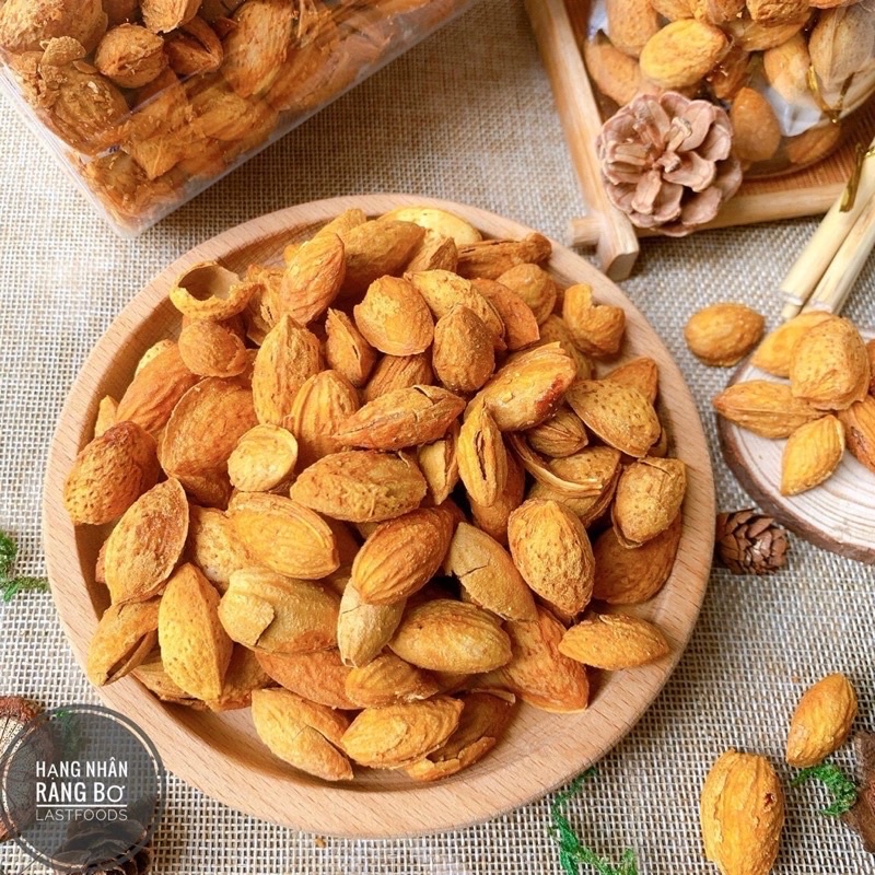 Hạnh nhân rang bơ lon 500gram