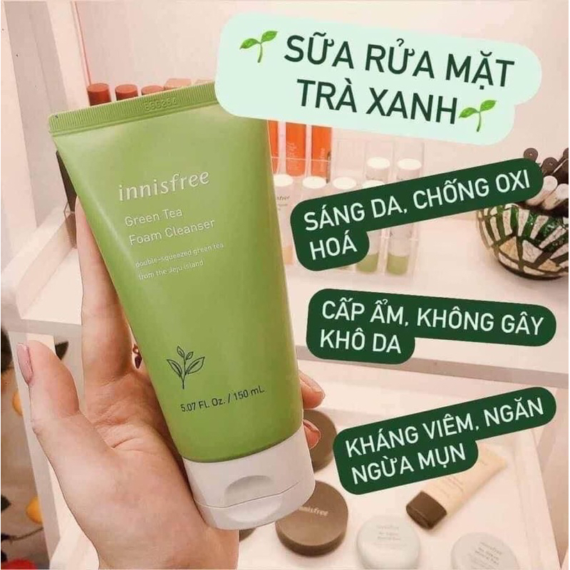 sữa rửa mặt trà mẫu mới