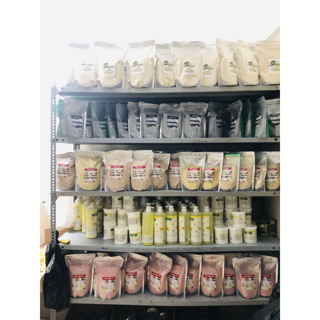Mặt nạ than tre 500g, bột than tre handmade 500g