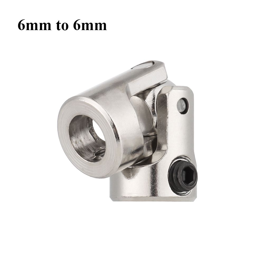 MKJIUHGG Kim loại 2mm/2.3mm/3mm/3.175mm/4mm/5mm/6mm/8mm Mô Hình tàu Phụ Kiện Phổ Doanh Rc Thuyền Phụ Tùng Xe Các Đăng Khớp Động cơ Kết Nối Gimbal Khớp Nối Trục