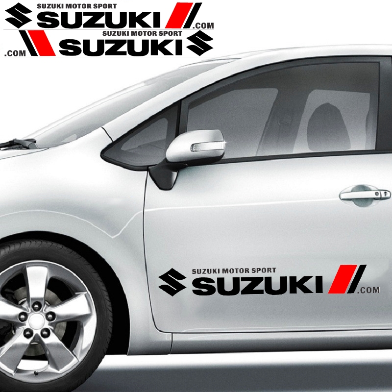 Bộ Tem SUZUKI Phản Quang Dán Thân xe hơi ( giá bán 2 tem )
