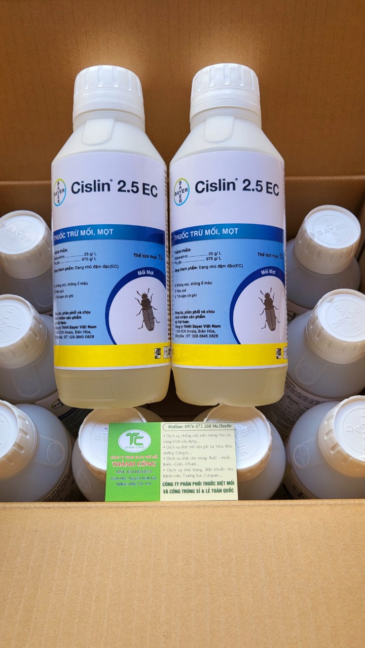 Thuốc diệt mọt Cislin 2.5 EC Bayer Đức 1lít