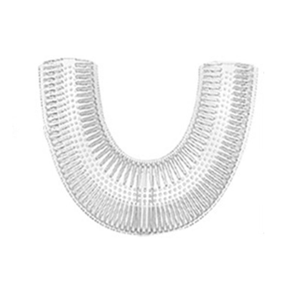 SAZ92 Trẻ em 2-12 tuổi 360 độ Chăm sóc răng miệng Làm trắng răng Đầu bàn chải silicon trẻ em Bàn chải đánh răng điện Đầu bàn chải đánh răng hình chữ U Đầu bàn chải đánh răng có thể thay thế
