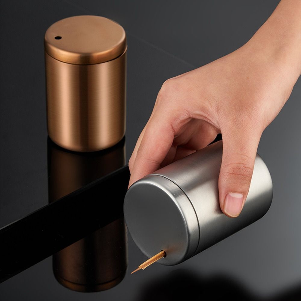 Brightrail hộ gia đình sáng tạo bảng chống bụi dung tích lớn oothpick hộp lưu trữ Lọ đựng tăm máy chia nhả tăm