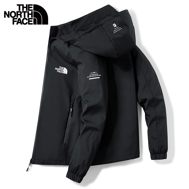 Áo Khoác Gió The North Face Có Mũ Trùm Chống Thấm Nước plus size M-5XL Thời Trang Cho Nam