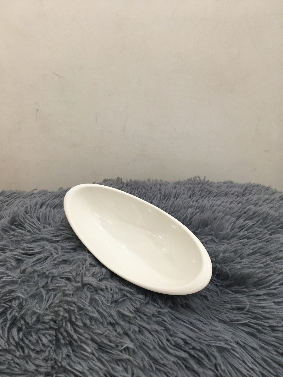 TÔ OVAL VÀNH ĐẦU 22 CM - GỐM SỨ MINH LONG I
