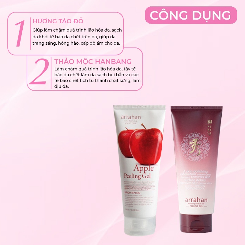 Gel tẩy tế bào chết Arrahan 180ML - Hàn Quốc